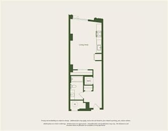 A floor plan of a house with labeled rooms.