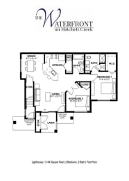 a floor plan of the waterfront on hickory creek floor plans  the