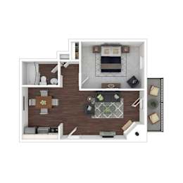 Kai Plan at Miramar Apartments, Denver, CO