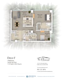 Floor Plan  floor plan deco f 2 bedroom 2nd  3rd floor  the exch