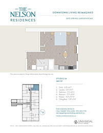 A floor plan for a residence at 5675 Spring Garden Road.