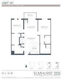  Floor Plan H1