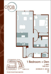 Floor Plan  1x1 A10.1