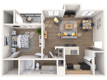  Floor Plan A1-Income restricted call for details