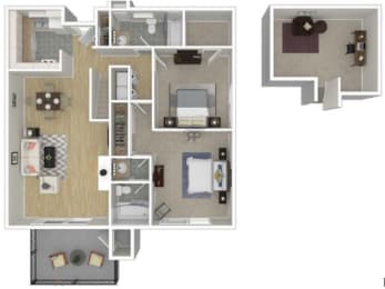  Floor Plan Birch Loft