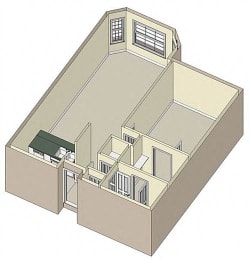 A3R-1 / 1 floorplan