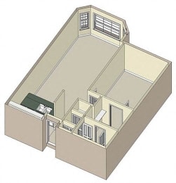 A4R-1 / 1 floorplan