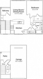 1br/1ba, elizabeth