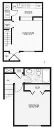 THE HUMMINGBIRD, 1 br, 1 ba, 621 sq. ft.