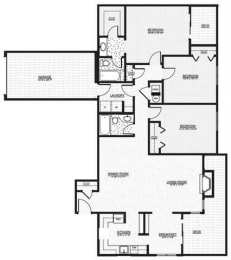 THE HERRON, 3 br, 2 ba, 1512 sq. ft.