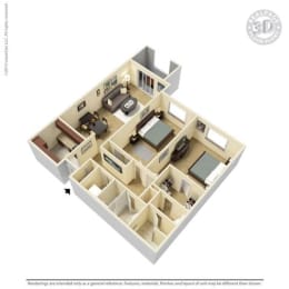 B1-2 / 2 floorplan