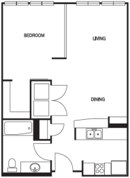 A02 1 Bed | 1 Bath