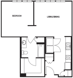 A05 1 Bed | 1 Bath