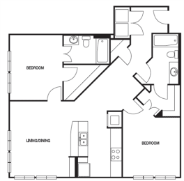 B02 2 Bed | 2 Bath