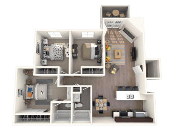  Floor Plan Turquoise-R (Classic)