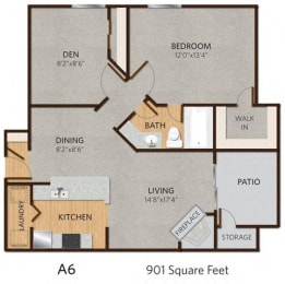 A6 floorplan