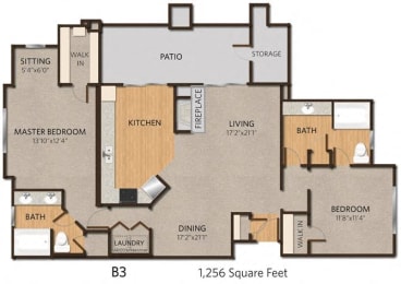B3 floorplan