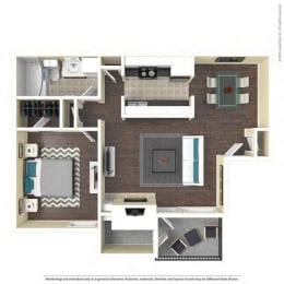 A2, 1 br, 1 ba