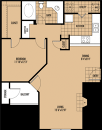 Floor Plan  A3-1 / 1 floor plan