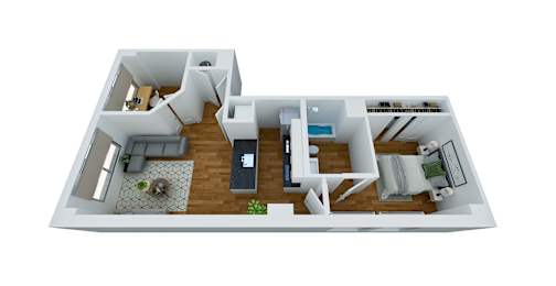 Chestnut 1 Bed