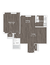 One Bedroom at 1500 Arlington in Rosslyn