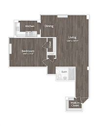 One Bedroom at 1500 Arlington in Rosslyn