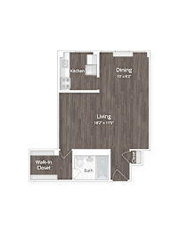 Studio apartment at 1500 Arlington in Rosslyn