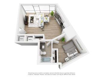 ONE BEDROOM APARTMENT