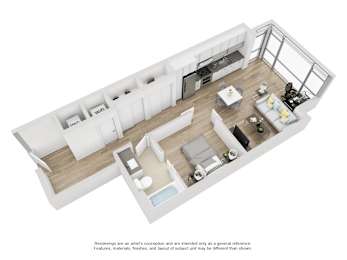 bedroom floor plan an in 3d
