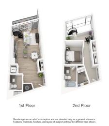 One bedroom Loft at The Shay, District of Columbia 20001