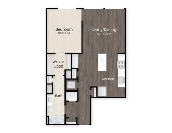 One Bedroom at Valo Apartments, Washington, DC 20024
