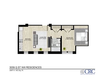  Floor Plan 1 BR | C