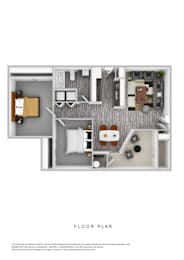 2 bed 1 bath at Haven Pointe Apartments, West Haven