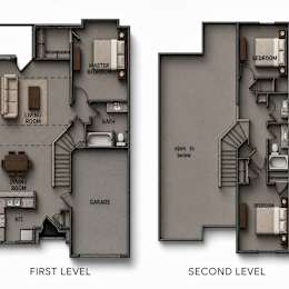 A diagram shows the layout of a two-story home with labeled rooms.