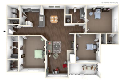 Floor Plan  Three Bedroom