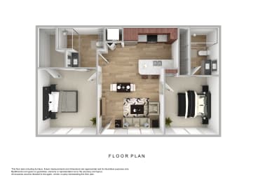 Floor Plan  this is a 3d floor plan of a 2100 sq ft apartment