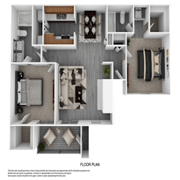 2 bed 2 bath A at Parkland at Orange Park Apartments , Orange Park, 32073