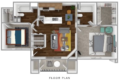 2 bed 2 bath at Stetson Meadows Apartments, Colorado Springs, 80922