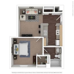 Floor Plan  this is a 3d floor plan of a 2100 sq ft apartment