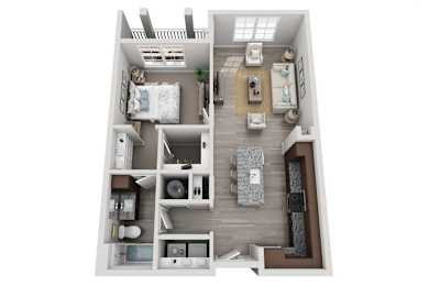 A3 Floorplan | 757 Sq. Ft. at Elevate at Brighton Park, Summerville