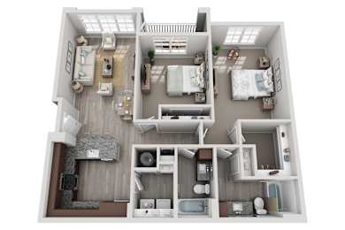 B1 Floorplan | 1,176 Sq. Ft. at Elevate at Brighton Park, South Carolina, 29486