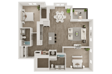  Floor Plan B2 Carriage