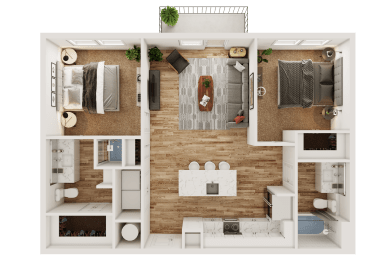  Floor Plan B2