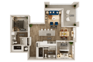  Floor Plan B3