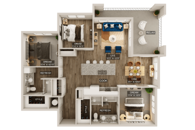  Floor Plan C1