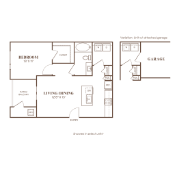 this is a floor plan of a bedroom apartment