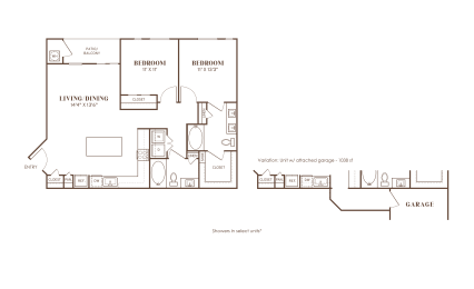the floor plan of the apartment