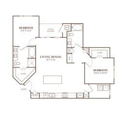 the plan of the floor plan of our apartment