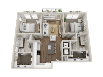 La Tierna B1 Floor Plan Image
