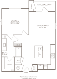 a floor plan of a 1 bedroom apartment apartments for rent